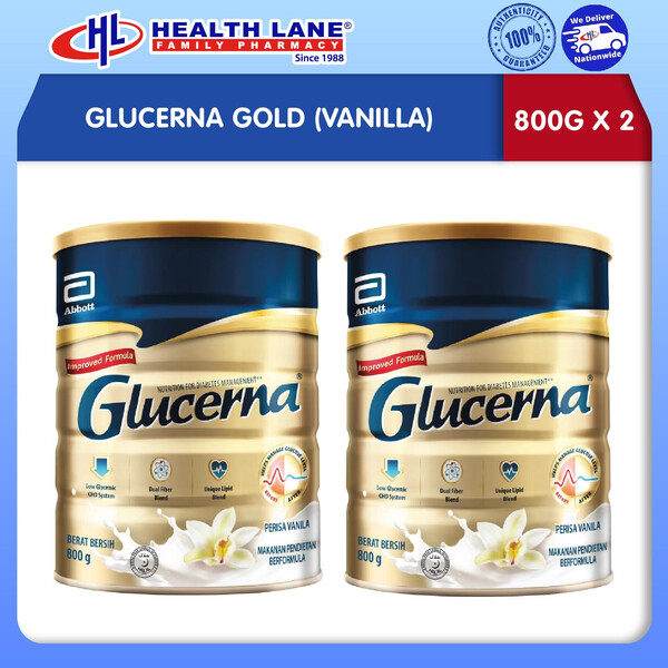 GLUCERNA GOLD (VANILA) (800Gx2)